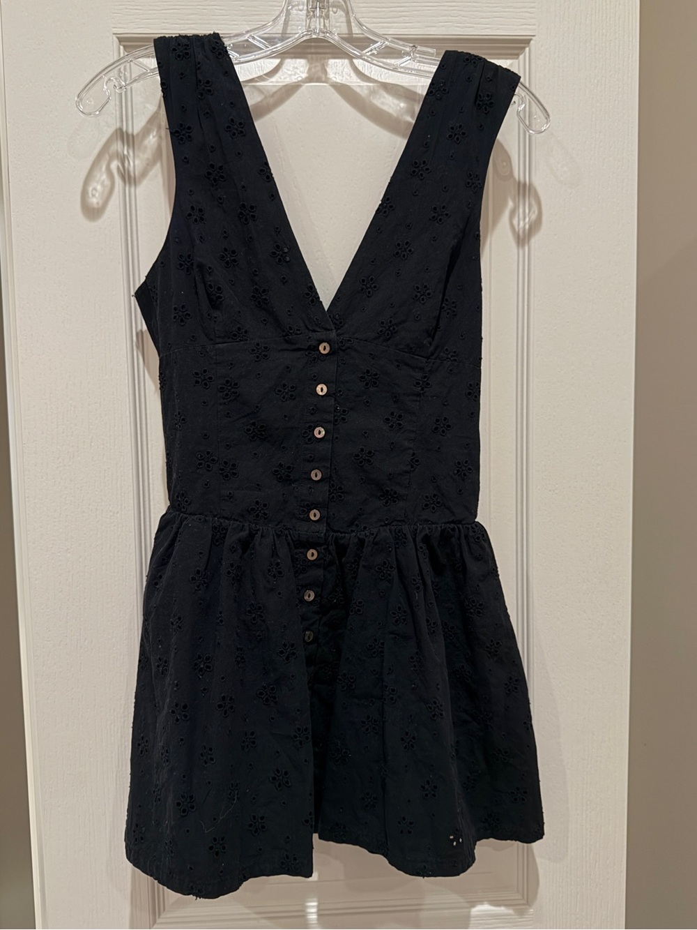AMAZING Frankie’s Bikinis black eyelet dress! Can be dressed up or down!